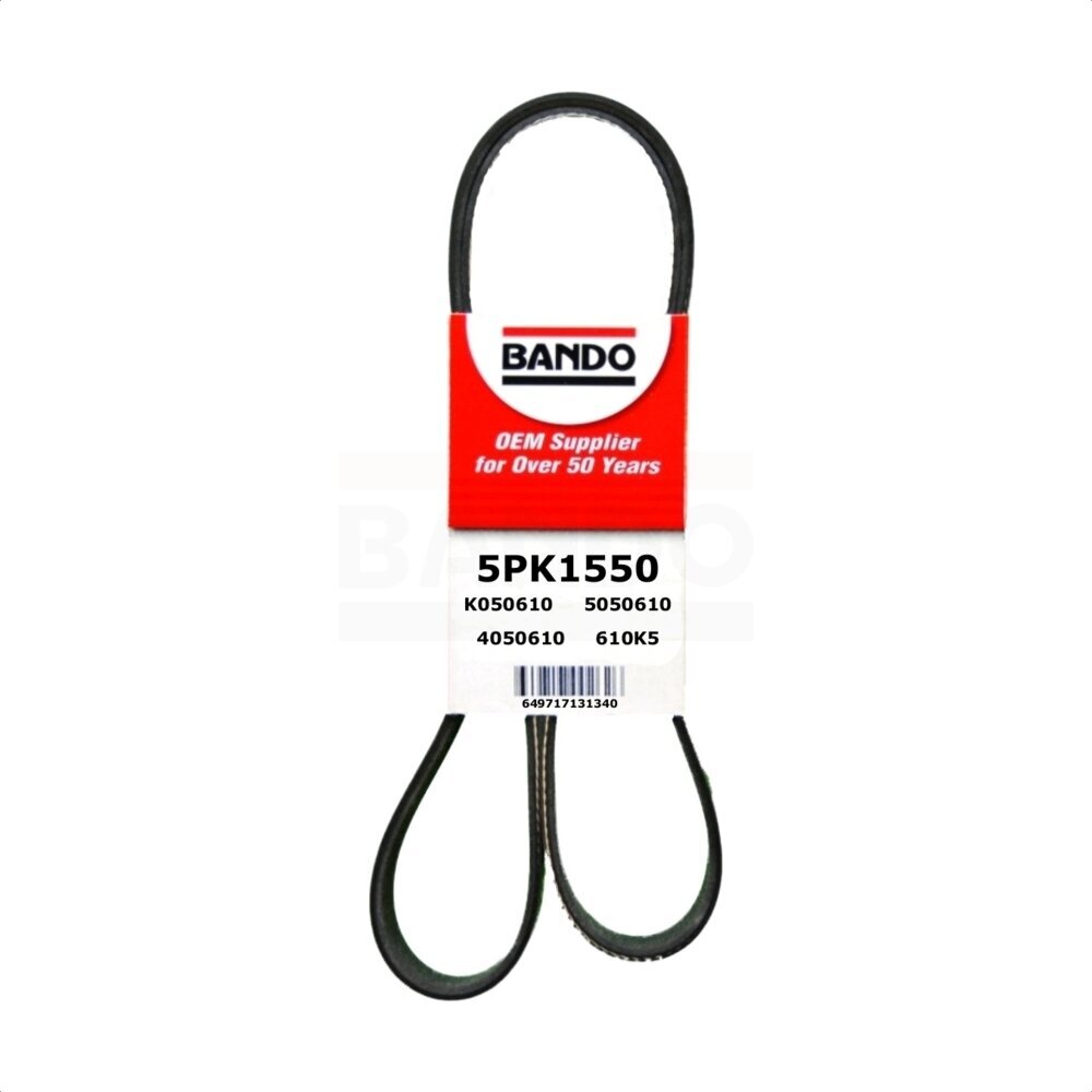 Accessory Drive Belt BAN-5PK1550 For Chevrolet Tracker Suzuki SX4 Saturn Astra Vitara Esteem Sidekick Crossover