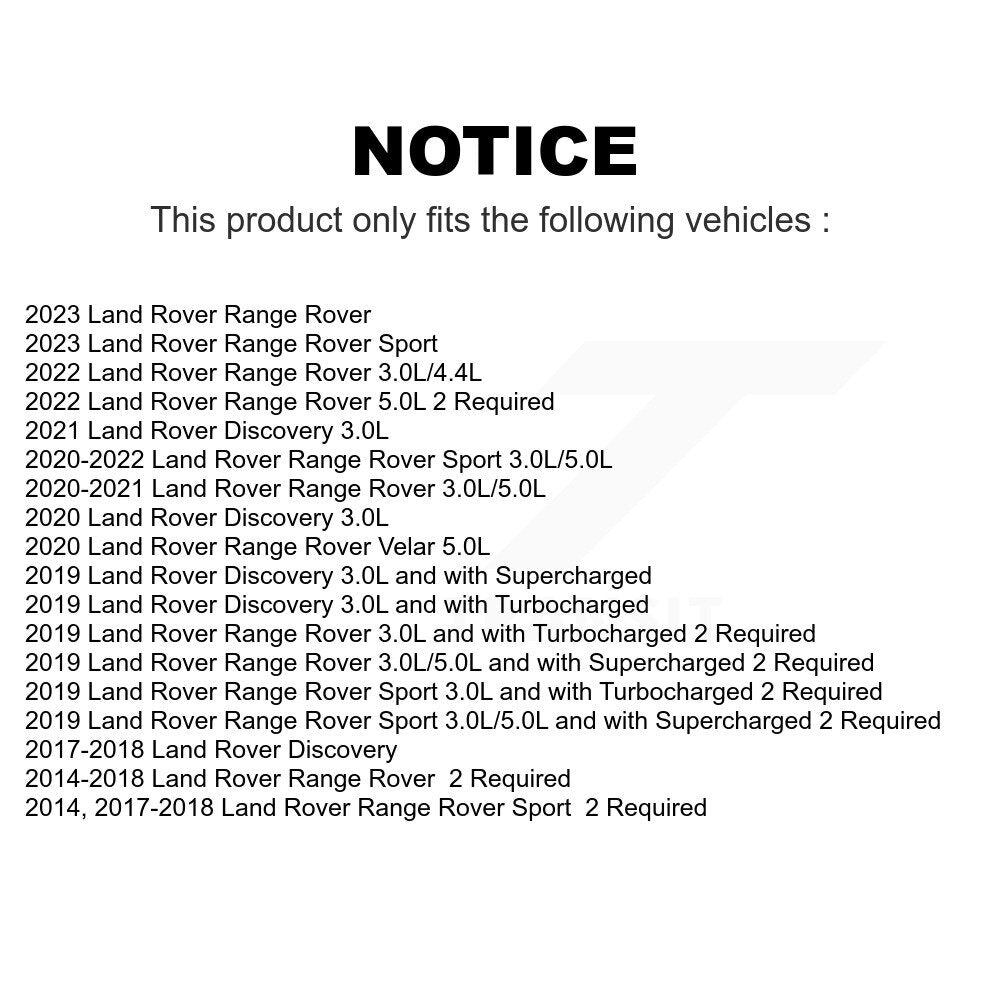 Air And Cabin Filters Kit For Land Rover Range Sport Discovery Velar KFL-100110