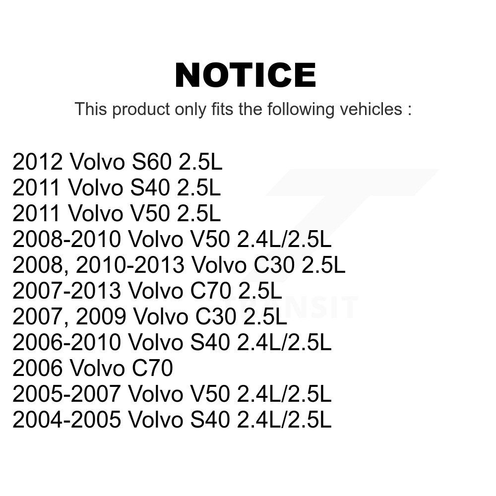 Air And Cabin Filters Kit For Volvo S40 C70 S60 C30 V50 KFL-100308