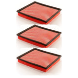 Air Filter (3 Pack) For 2002-2004 Jeep Grand Cherokee 4.7L with VIN J K57-100464