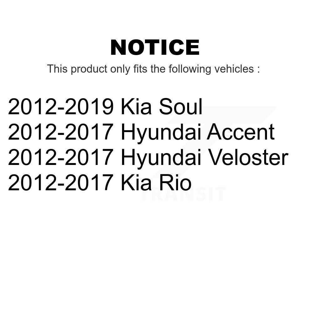 Air Filter (3 Pack) For Kia Soul Hyundai Accent Rio Veloster K57-100406