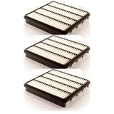 Air Filter (3 Pack) For Toyota Tundra Sequoia Lexus LX570 Land Cruiser K57-100400