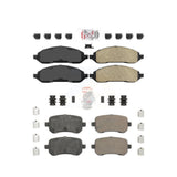 AmeriBRAKES Front Rear Ceramic Disc Brake Pads Kit For 2004-2007 Ford Freestar Mercury Monterey KNF-101768