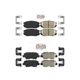 AmeriBRAKES Front Rear Ceramic Disc Brake Pads Kit For 2010-2011 Hyundai Azera KNF-101014