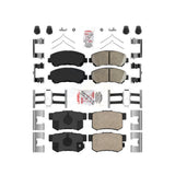 AmeriBRAKES Front Rear Ceramic Disc Brake Pads Kit For 2010-2013 Suzuki Kizashi KNF-101603