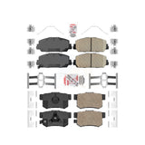 AmeriBRAKES Front Rear Ceramic Disc Brake Pads Kit For 2013-2018 Acura RDX KNF-100851