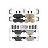 AmeriBRAKES Front Rear Ceramic Disc Brake Pads Kit For 2016-2019 Subaru Legacy 2.5L KNF-100879