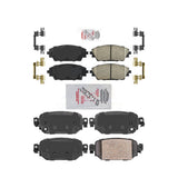 AmeriBRAKES Front Rear Ceramic Disc Brake Pads Kit For 2019-2021 Mazda CX-3 KNF-101210