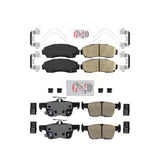 AmeriBRAKES Front Rear Ceramic Disc Brake Pads Kit For 2021-2022 Acura TLX KNF-101749