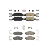 AmeriBRAKES Front Rear Ceramic Disc Brake Pads Kit For Cadillac XTS KNF-100595