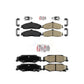 AmeriBRAKES Front Rear Ceramic Disc Brake Pads Kit For Chevrolet Corvette Cadillac XLR KNF-100050