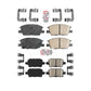 AmeriBRAKES Front Rear Ceramic Disc Brake Pads Kit For Chevrolet Equinox Malibu GMC Terrain Buick Regal TourX Sportback KNF-100568