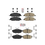 AmeriBRAKES Front Rear Ceramic Disc Brake Pads Kit For Ford Mustang Avanti KNF-101356