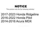 AmeriBRAKES Front Rear Ceramic Disc Brake Pads Kit For Honda Pilot Acura MDX Ridgeline KNF-101410