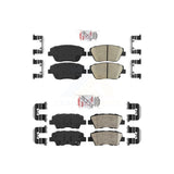 AmeriBRAKES Front Rear Ceramic Disc Brake Pads Kit For Hyundai Sonata Kia Optima KNF-100170