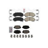 AmeriBRAKES Front Rear Ceramic Disc Brake Pads Kit For INFINITI QX50 QX55 KNF-101695