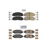 AmeriBRAKES Front Rear Ceramic Disc Brake Pads Kit For Jeep Wrangler KNF-100028