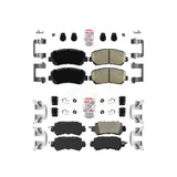 AmeriBRAKES Front Rear Ceramic Disc Brake Pads Kit For Mazda CX-5 KNF-101041