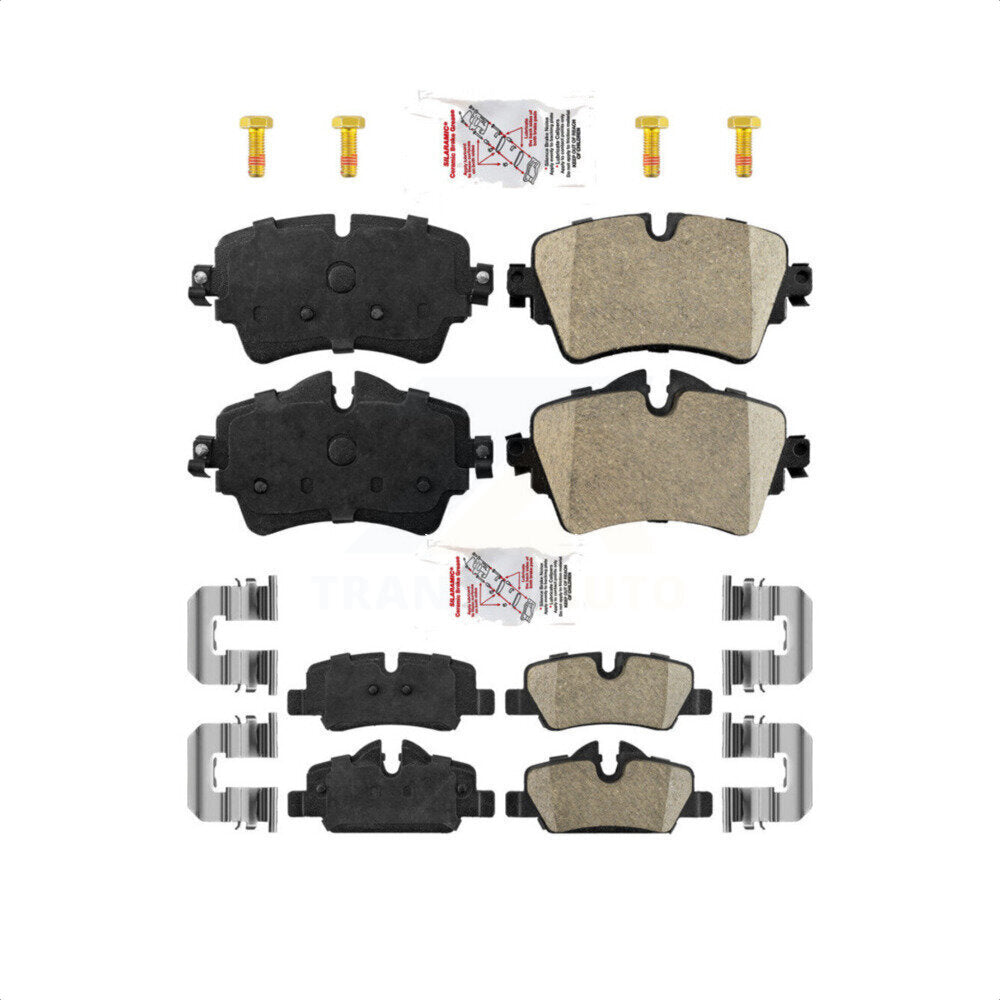 AmeriBRAKES Front Rear Ceramic Disc Brake Pads Kit For Mini Cooper KNF-100681