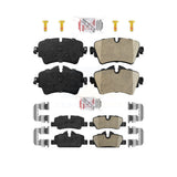 AmeriBRAKES Front Rear Ceramic Disc Brake Pads Kit For Mini Cooper KNF-100681