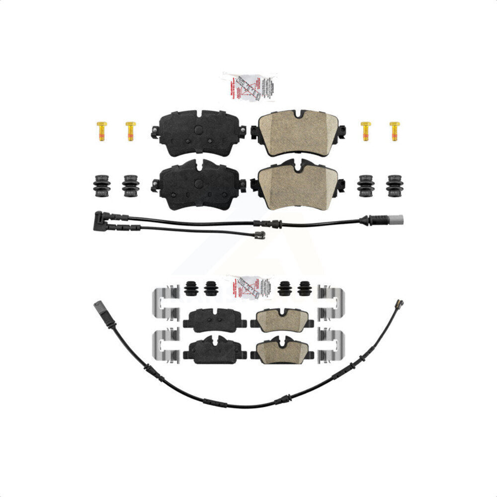 AmeriBRAKES Front Rear Ceramic Disc Brake Pads Kit For Mini Cooper KNF-100683