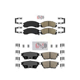 AmeriBRAKES Front Rear Ceramic Disc Brake Pads Kit For Mitsubishi Outlander PHEV KNF-101470
