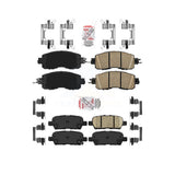 AmeriBRAKES Front Rear Ceramic Disc Brake Pads Kit For Nissan Altima LEAF KNF-100434