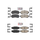 AmeriBRAKES Front Rear Ceramic Disc Brake Pads Kit For Subaru Crosstrek Impreza KNF-101430