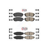 AmeriBRAKES Front Rear Ceramic Disc Brake Pads Kit For Subaru Outback Legacy Forester Impreza WRX KNF-100899