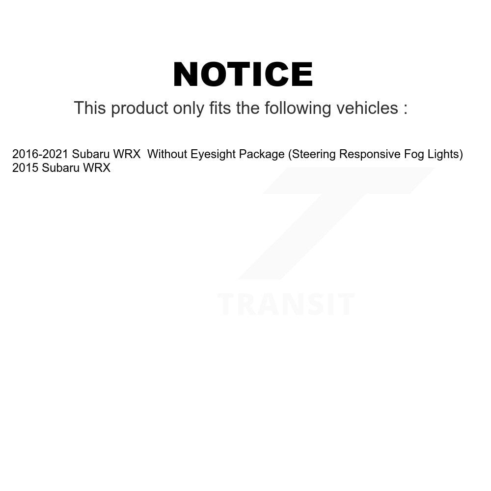 AmeriBRAKES Front Rear Ceramic Disc Brake Pads Kit For Subaru WRX KNF-100902