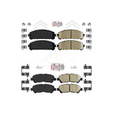 AmeriBRAKES Front Rear Ceramic Disc Brake Pads Kit For Toyota Highlander KNF-101131