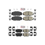 AmeriBRAKES Front Rear Ceramic Disc Brake Pads Kit For Toyota RAV4 Lexus HS250h KNF-100517