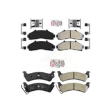 AmeriBRAKES Front Rear Semi-Metallic Disc Brake Pads Kit For 2001 Ford Explorer From 01 02 KNF-101740