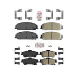 AmeriBRAKES Front Rear Semi-Metallic Disc Brake Pads Kit For 2008-2009 Pontiac G8 Base GT KNF-100743