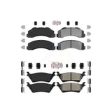 AmeriBRAKES Front Rear Semi-Metallic Disc Brake Pads Kit For Ford F-150 KNF-101171