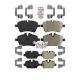 AmeriBRAKES Front Rear Semi-Metallic Disc Brake Pads Kit For Mini Cooper Countryman Paceman KNF-101377