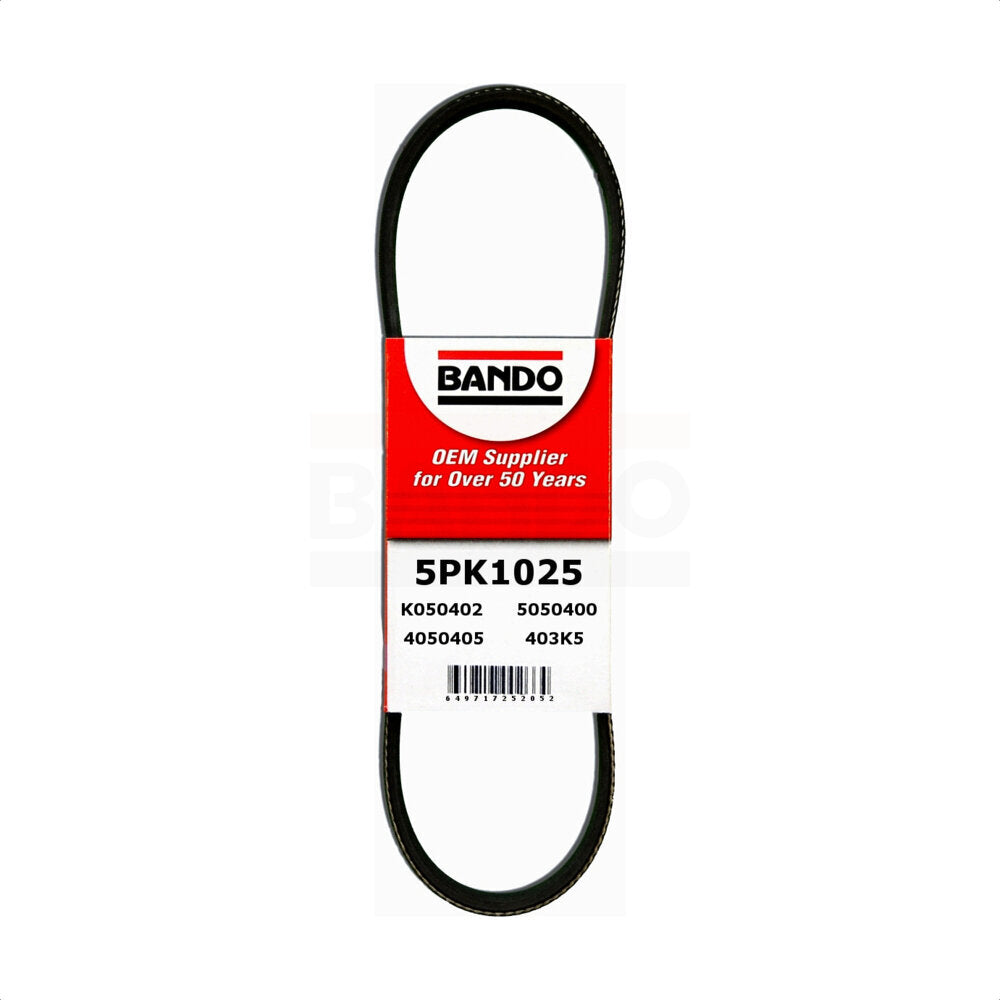 Alternator Air Conditioning Accessory Drive Belt BAN-5PK1025 For Chevrolet Malibu Pontiac G6 Saturn Aura Solstice Sky