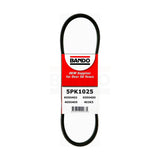 Alternator Air Conditioning Accessory Drive Belt BAN-5PK1025 For Chevrolet Malibu Pontiac G6 Saturn Aura Solstice Sky