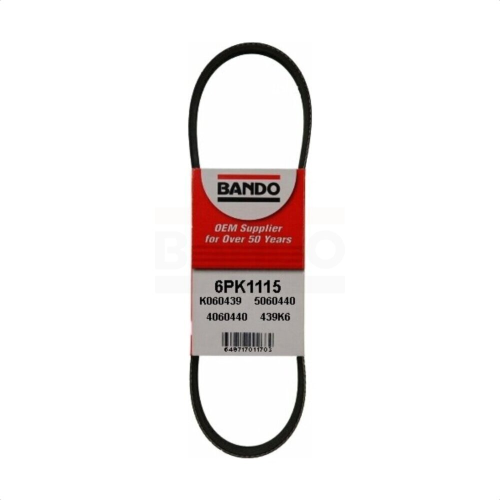 Accessory Drive Belt BAN-6PK1115 For Volkswagen Jetta Honda Accord Tiguan CC Audi GTI Q3 Passat Eos Beetle A3 Quattro Limited TT
