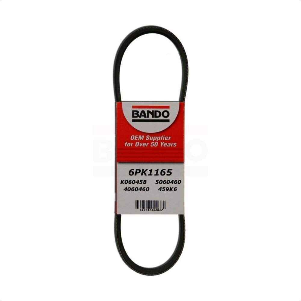 Accessory Drive Belt BAN-6PK1165 For Honda Odyssey Saturn Vue Ram ProMaster 1500 2500 3500