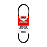 Alternator Accessory Drive Belt BAN-6PK860 For Honda Civic Porsche 928