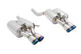 BMW E60 M5 2005-2010 Supremo Exhaust System - Burnt Rolled Tips - MR-ABE-BE60M5-VO-R+L+M