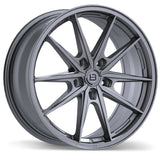 Braelin Brushed Matte Carbon Grey BRF1 19x8.5 5x108mm +25 63.4mm BRU / MMF