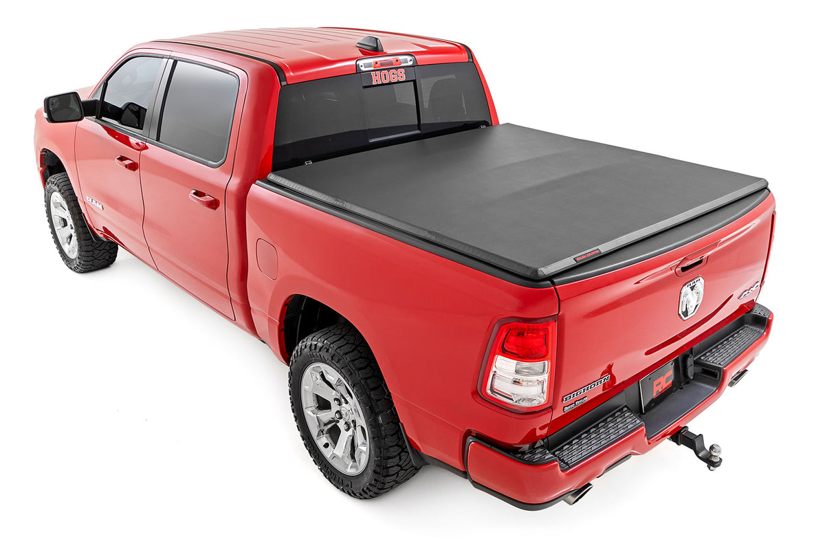 Bed Cover | Tri Fold | Soft | 5'7" Bed | Ram 1500 2WD/4WD (19-23)