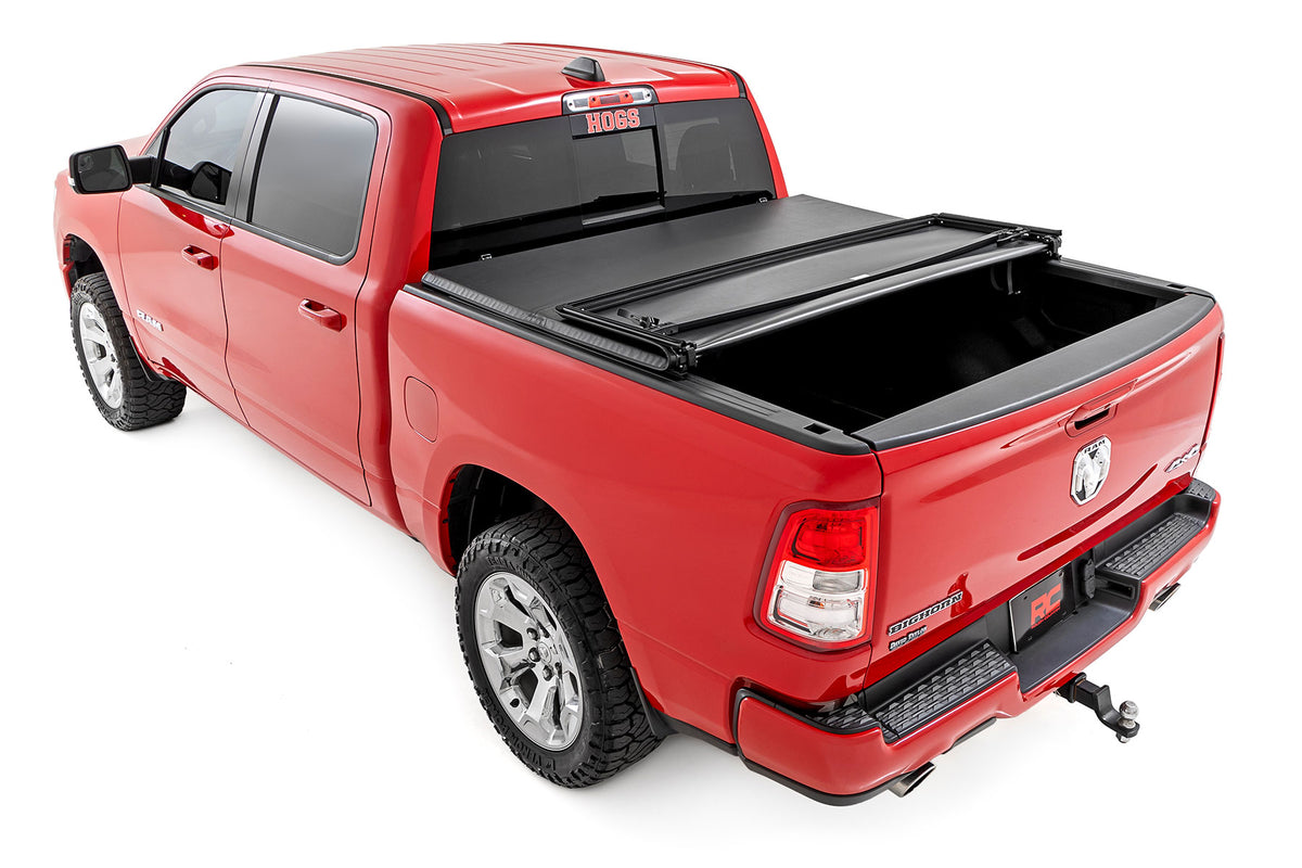 Bed Cover | Tri Fold | Soft | 5'7" Bed | Ram 1500 2WD/4WD (19-23)