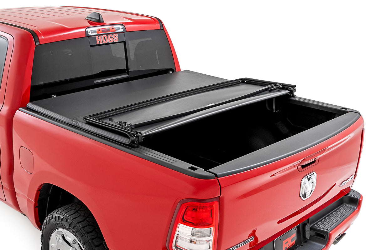 Bed Cover | Tri Fold | Soft | 5'7" Bed | Ram 1500 2WD/4WD (19-23)