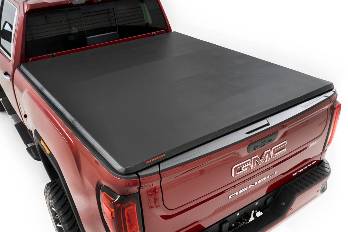 Bed Cover | Tri Fold | Soft | 6'9" Bed | Chevy/GMC 2500HD/3500HD (20-24)