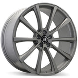 Braelin BR09 22x10.0 5x114.3mm +45 60.1mm GRY / SAT