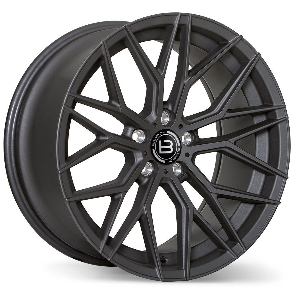 Braelin BR10 19x9.5 5x108mm +25 65.1mm GRY / MAT