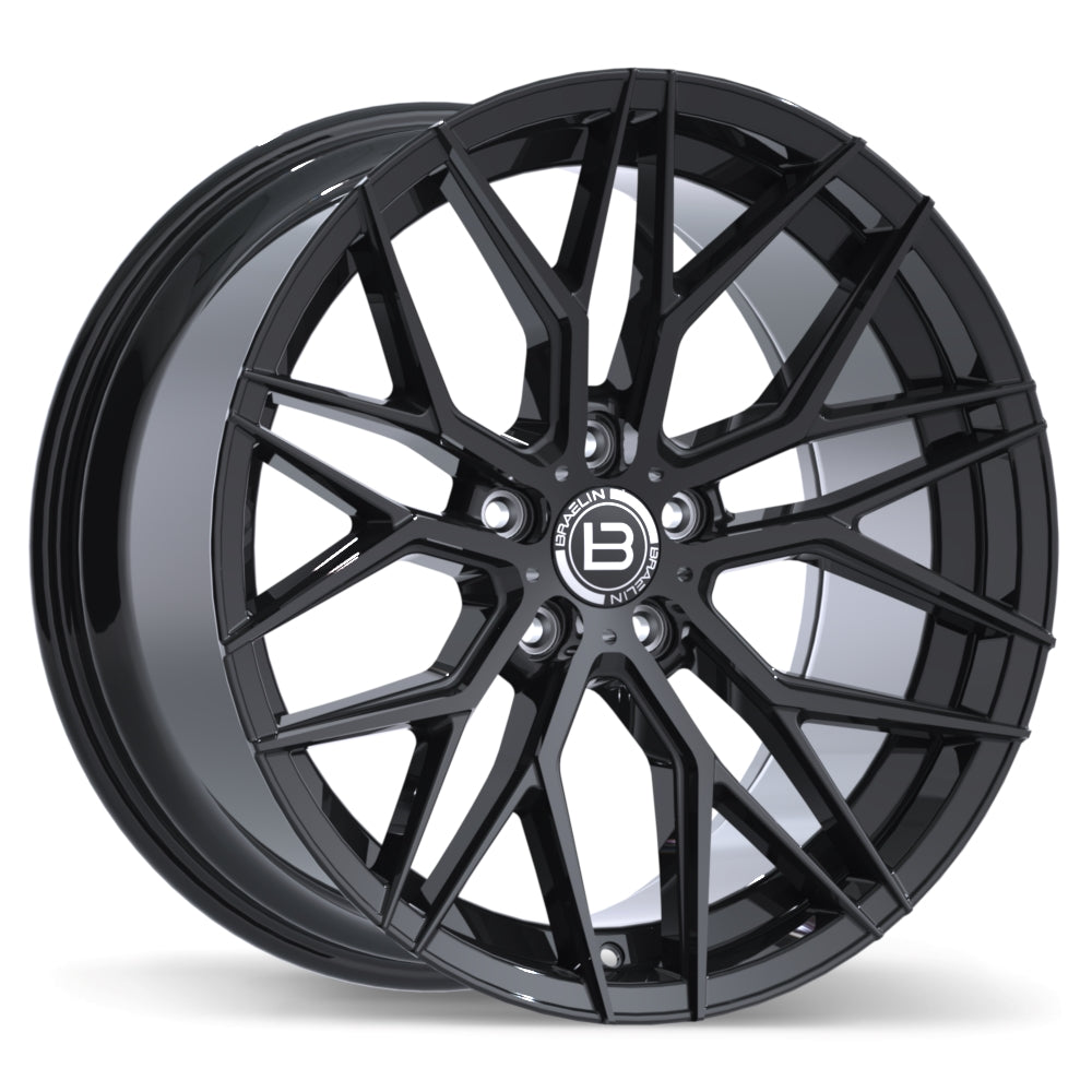Braelin BR10 19x9.5 5x114.3mm +25 70.3mm BLK